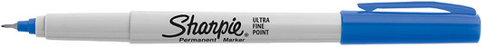 Sharpie Blue Permanent Markers Ultra Fine Point Pack Of 12