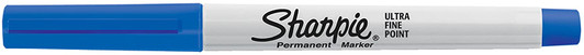 Sharpie Blue Permanent Markers Ultra Fine Point Pack Of 12