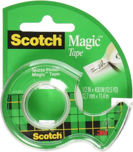 Scotch Magic Tape 3m Size 1/2" x 450"