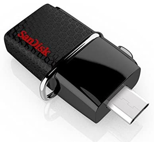 SanDisk 64GB Ultra Dual 3.0 USB A and Micro USB Flash Drive for Android Device SanDisk 64GB Ultra Dual 3.0 USB A and Micro USB Flash Drive for Android Device