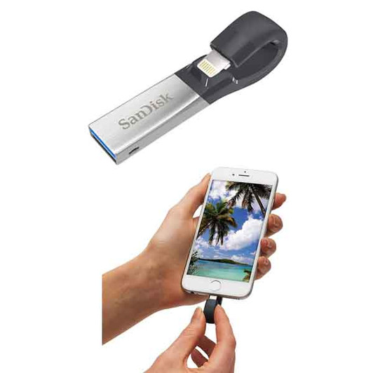 Sandisk 128GB iXpand USB Flash Drive For iPhone, iPad