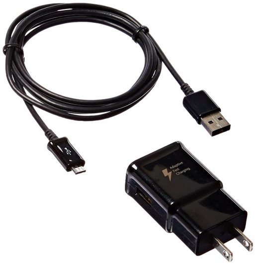 Samsung Black Rapid Travel Adapter with Micro USB Cable