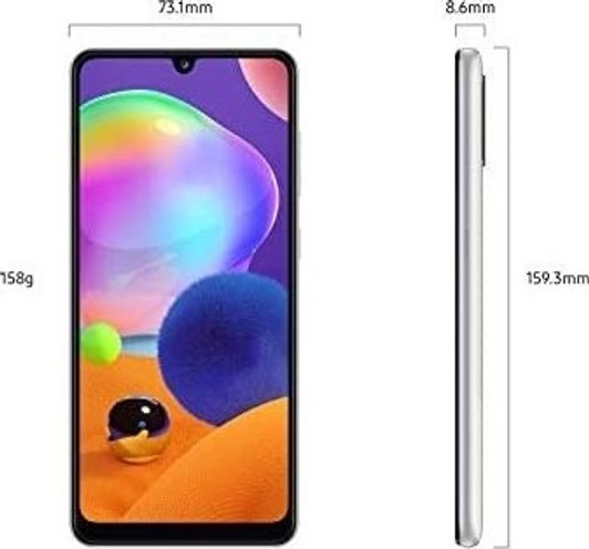 Samsung A31 White 128gb Storage 4gb ram quad camera 4G Dual sim Latin Version