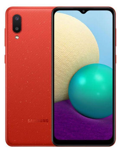 Samsung A02 Red 64gb Storage 6.5" Display 13MP 4G Dual Sim Cellphone