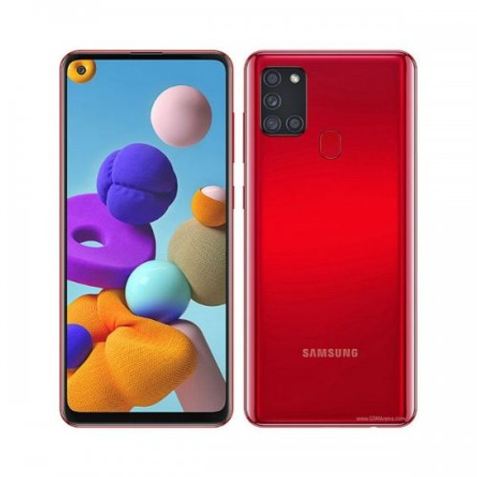 Samsung A21S Red 128GB Storage 4gb Ram 4G Dual Sim Cellphone