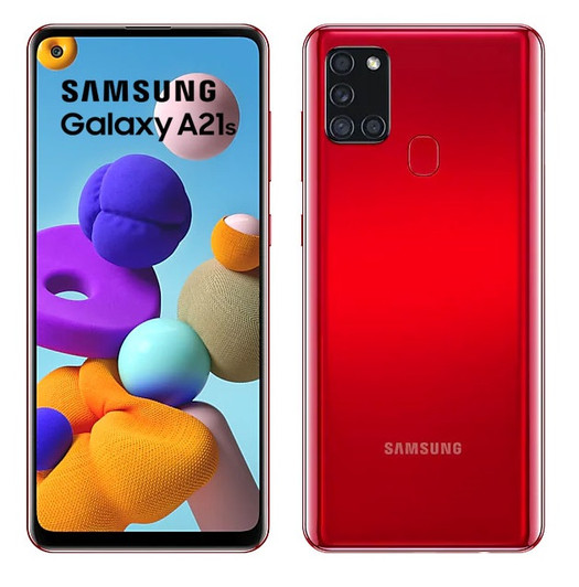 Samsung A21S Red 128GB Storage 4gb Ram 4G Dual Sim Cellphone