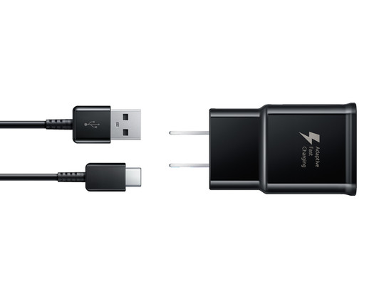 Samsung Black USB to Type C Travel Adapter with Cable