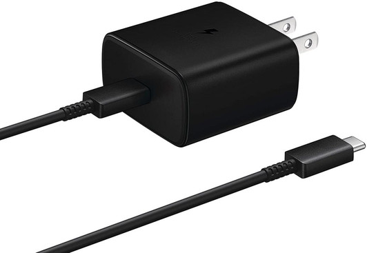 Samsung 45W USB-C Super Fast Black Wall Charger with Cable