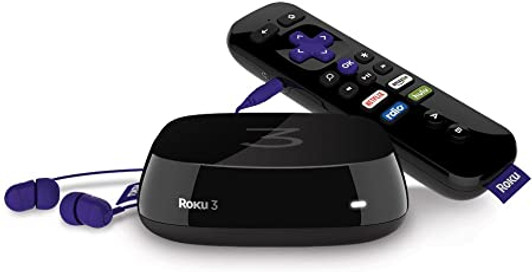 Roku 3 Streaming Media Player with Voice Search