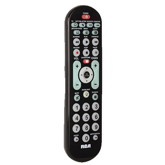 RCA 4 Device Platinum Pro Universal Remote with backlit keys