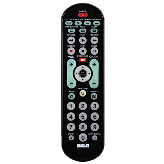 RCA 4 Device Platinum Pro Universal Remote with backlit keys