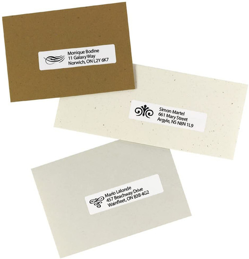 Press-A-Ply Laser Labels 2 x 4 Inch White 1000 Count