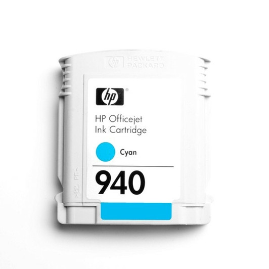 HP 940 Cyan Ink Cartridge Approximate 900 Pages Yield