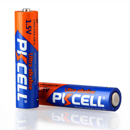 Pkcell AAA Long Lasting Alkaline Battery 2 Pack