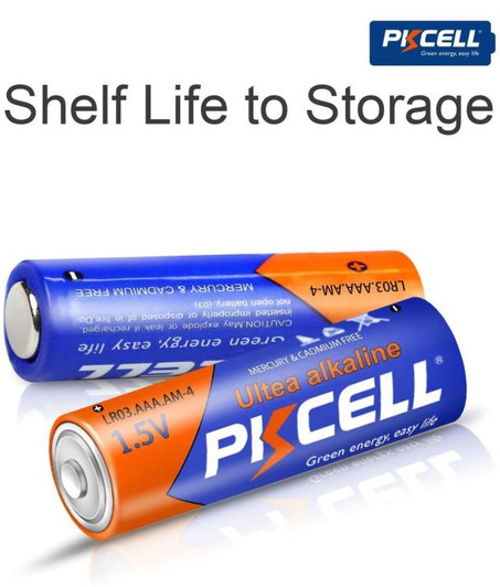 Pkcell AAA Long Lasting Alkaline Battery 2 Pack
