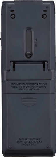 Olympus Digital Voice Recorder with 4GB, Stereo Mic, Simple Mode, Direct PC connection, Micro SD Slot, MP3 Recording - Silver Olympus Digital Voice Recorder with 4GB, Stereo Mic, Simple Mode, Direct PC connection, Micro SD Slot, MP3 Recording - Silver