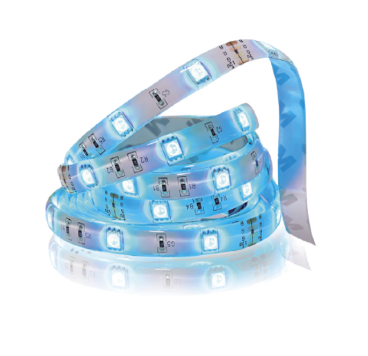 Nexxt 10ft Smart Wi-Fi LED light strip starter kit with Power Adapter