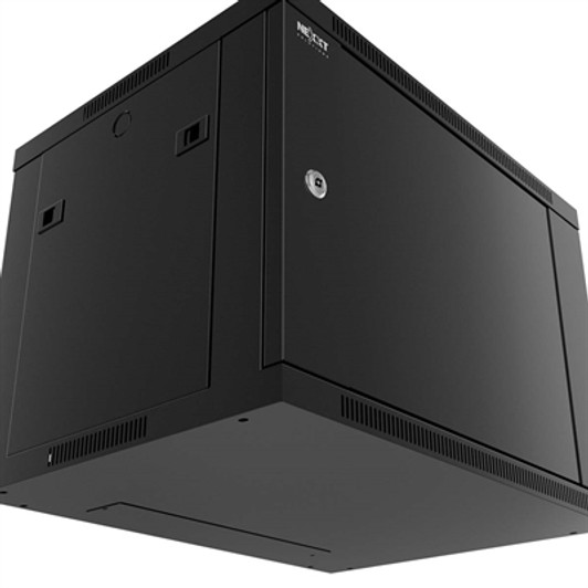 Nexxt 9U 550MM Wall Mount Network Cabinet with Tempered Glass Door Width 600mm Depth 550mm