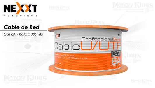 Nexxt 1000ft CAT6A Blue Cable