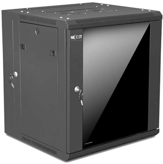 Nexxt 18U 550MM Network Cabinet with Tempered Glass Door Width 600mm Depth 550mm