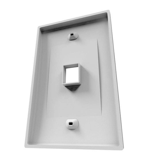 Nexxt 1 Port White RJ-45 Wall Plate