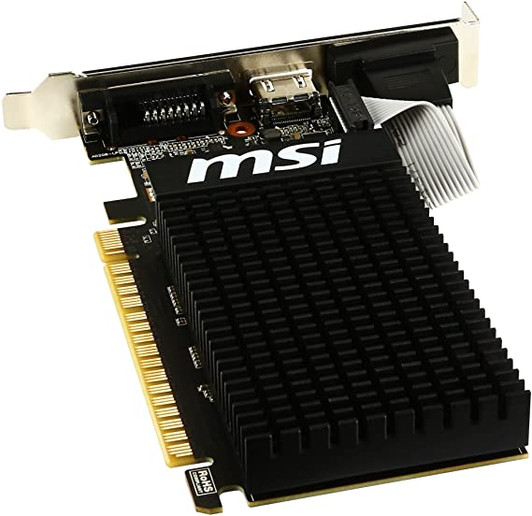 MSI GT710 1GB 64 Bit DDR3 PCI Express Low Profile Video Card