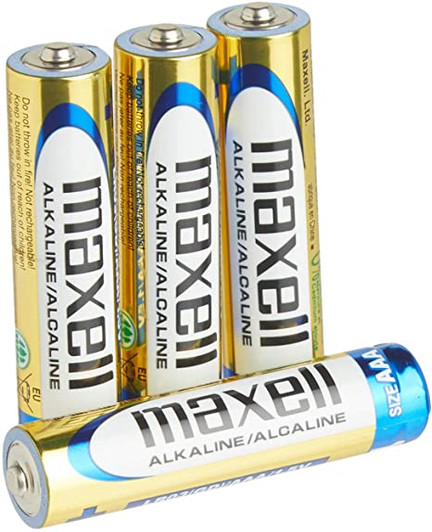 Maxell AAA Size 1.5V Alkaline Battery 4 Pack Maxell AAA Size 1.5V Alkaline Battery 4 Pack