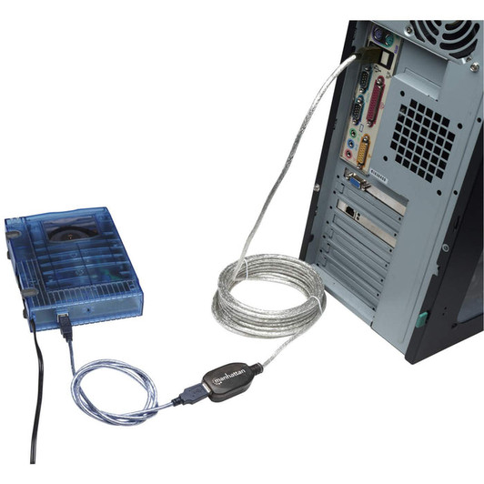 Manhattan 16ft Active USB Extention Repeater Cable A Male to A Female