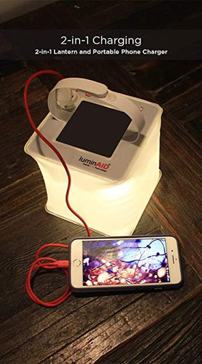 LuminAID 150 Lumens PackLite Max 2 in 1 Power Lantern
