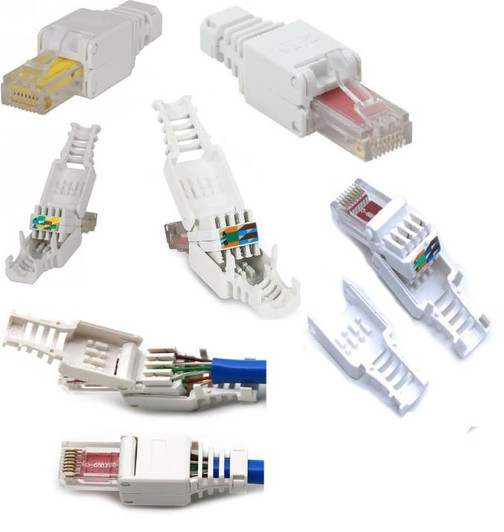 LinkedPro Toolless RJ45 Connector No Crimping Tool Needed