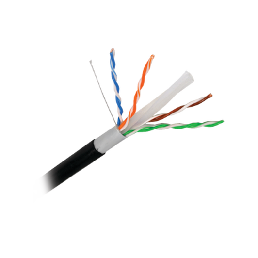 LinkedPro 500ft CAT6 Black Outdoor Gel Filled Cable