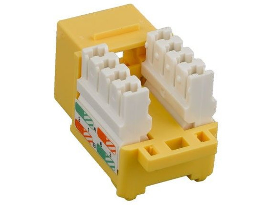 Linkedpro Cat6 Yellow Keystone Jack