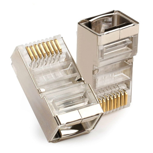 LinkedPro CAT6 RJ45 Shielded Connectors 100 Pieces