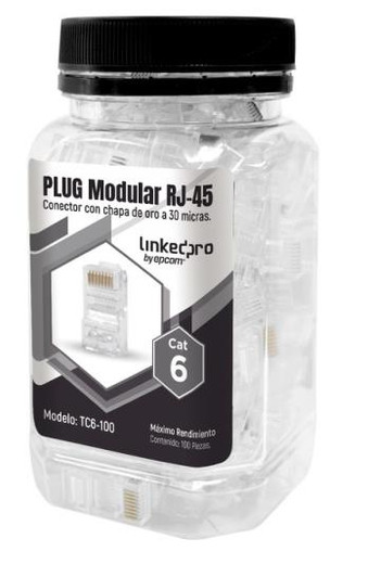 LinkedPro RJ45 CAT6 Connector 100 Pieces