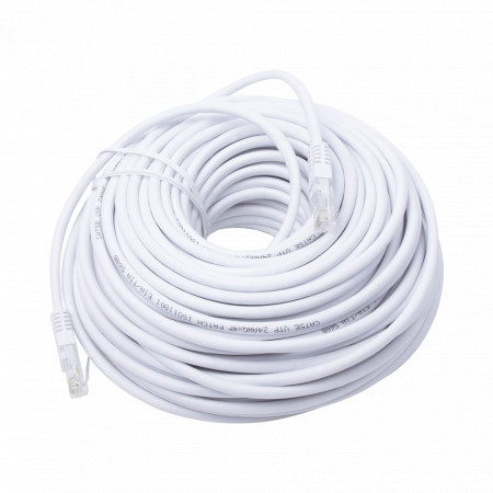 Linkedpro 100ft Cat5e White Patch Cable