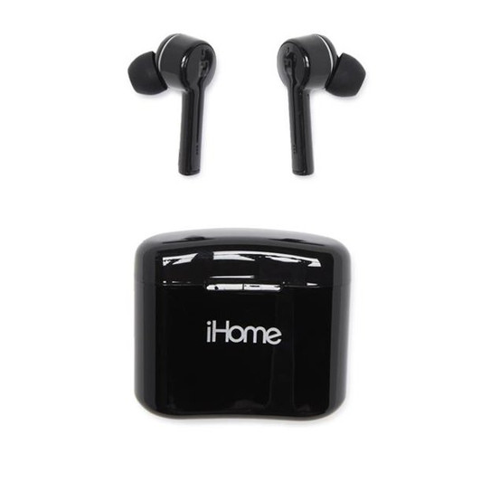ihome XT-47 True Wireless Earbuds with Rechargeable Travel Case, with Microphone and Touch Control