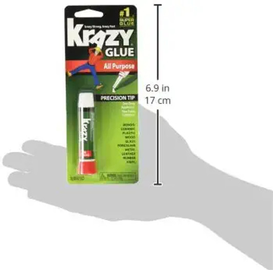 Krazy Glue All Purpose Super Glue with Precision Tip