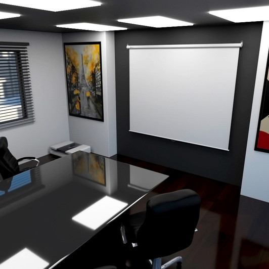 KlipX 100" Wall & Ceiling Projector Screen