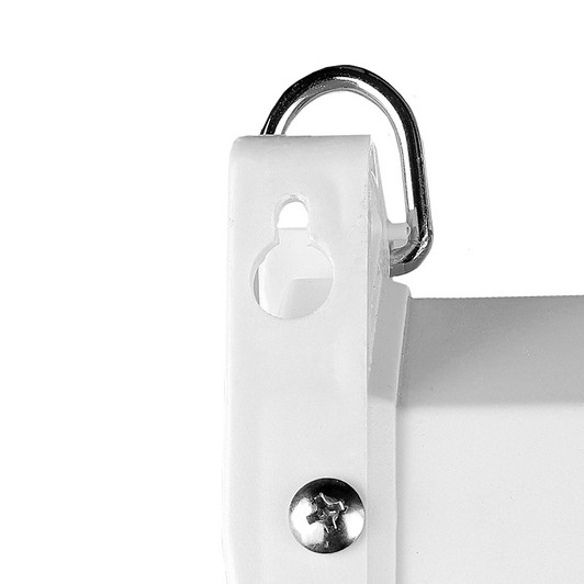 KlipX 72" Projector Screen Manual Pull Down Wall Ceiling Mounting