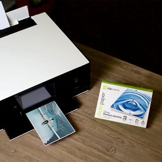 KlipX Glossy Photo Paper 4"X6" 60 Sheets 10.8 MIL Thickness