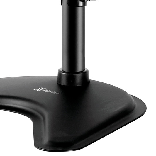KlipX Triple Monitor Mount 13 - 27" stand on desk