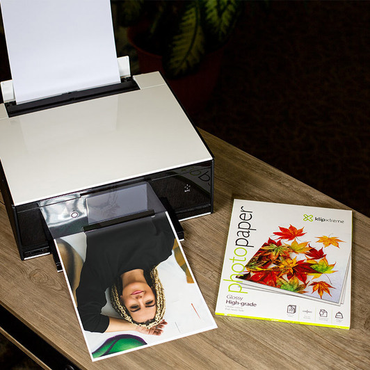 KlipX Extreme Photo Paper Glossy Professional Grade 8.5"X11 10.4 Mil Thickness 20 Page Pack