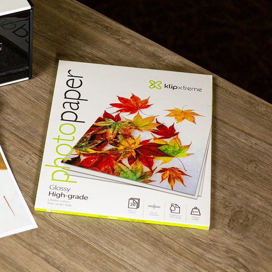 KlipX Photo Paper Glossy Professional Grade 8.5X11" 9.6MIL Thickness 60 Page