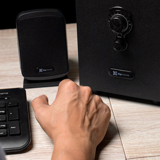 KlipX 2.1CH 3PC Speaker set 10W 110V
