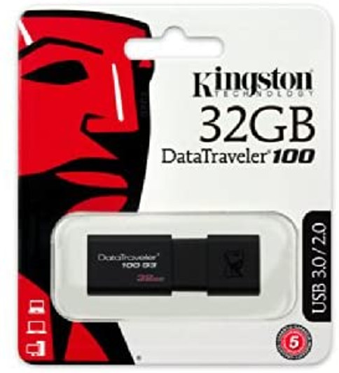Kingston 32GB USB 3.0 DATA Traveler 100 G3 USB Flash Drive Kingston 32GB USB 3.0 DATA Traveler 100 G3 USB Flash Drive