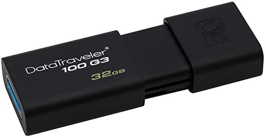 Kingston 32GB USB 3.0 DATA Traveler 100 G3 USB Flash Drive Kingston 32GB USB 3.0 DATA Traveler 100 G3 USB Flash Drive