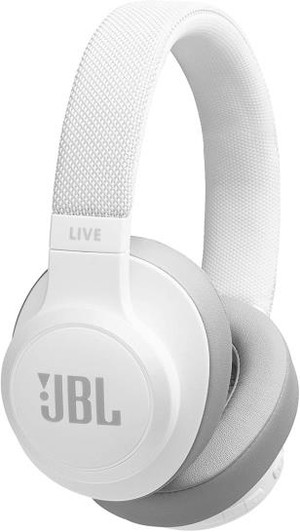 JBL Live 500 BT White Over Ear Voice Enabled Headphones with Alexa
