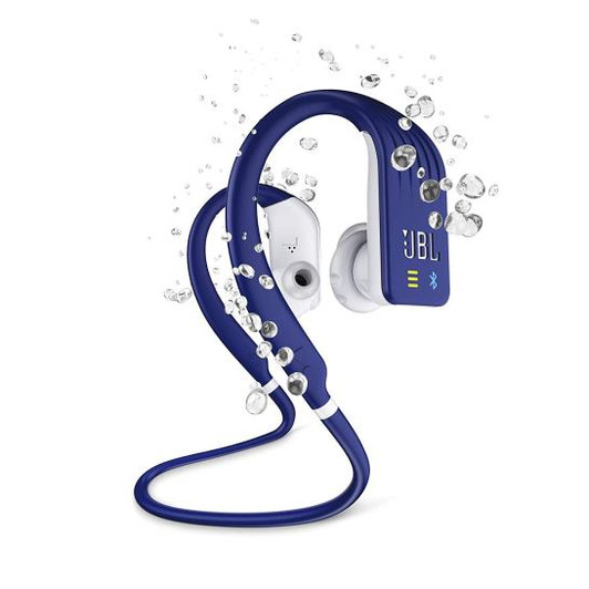 JBL Blue Endurance Dive by Harman Wireless Bluetooth Waterproof In-Ear Neckband Headphones with 1GB Storage for MP3 Player
