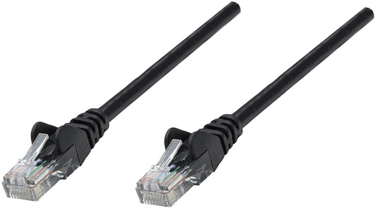 Intellinet 5ft Cat6 Black Patch Cable