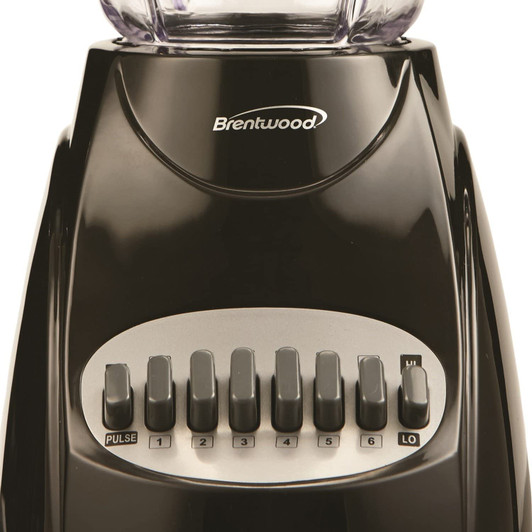 Brentwood 12 Speed Blender with Plastic Jar Black Color
